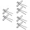 6Pièces Clips En Métal Pour Support De Pages Et Notes Musicales 7