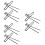 6Pièces Clips En Métal Pour Support De Pages Et Notes Musicales 8