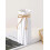Origami plastic vaas met keramische afwerking, 17,5 cm 2