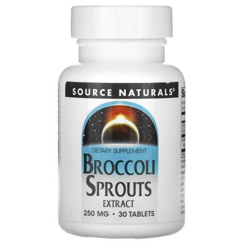 Source Naturals, Εκχύλισμα Σπέρματος Μπρόκολι, 500 mg, 30 Φύλλα (250 mg ανά Φύλλο)