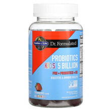 Garden of Life, Probiotikka Lapset. Strawberry, 5 Miljardia, 60 Gummies