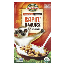 Nature's Path, Envirokidz Organisk, Leapin' Lemurs kornflakes, peanutbutter & choklad, 10 oz (284 g)