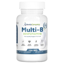 Benfotiamine Inc., Multi-B Benfotiamine Neuropathy Support Formula, 120 Kapsułek