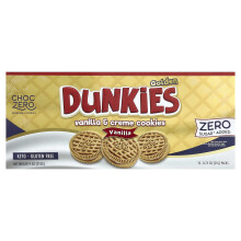 ChocZero, Golden Dunkies, Cookies de Baunilha e Creme, Baunilha, 12 Embalagens, 0,75 oz (21 g) Cada