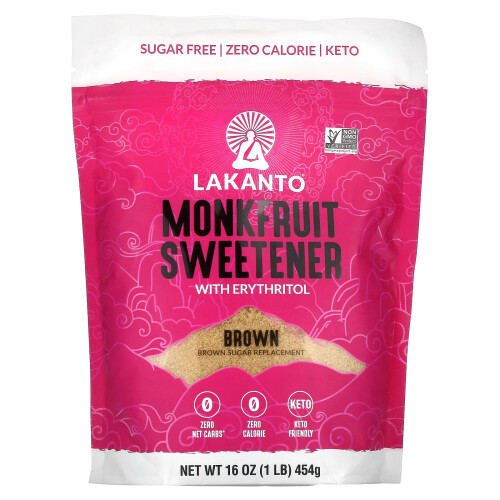 Lakanto, Σουγαρί με Ερυθριτόλη, Καφές, 1 lb (454 g)