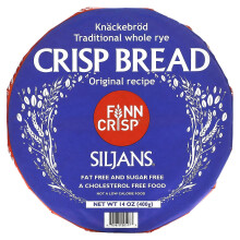 Finn Crisp, Siljans, Krupicová chlebíčka, Pôvodná receptúra, 14 oz (400 g)