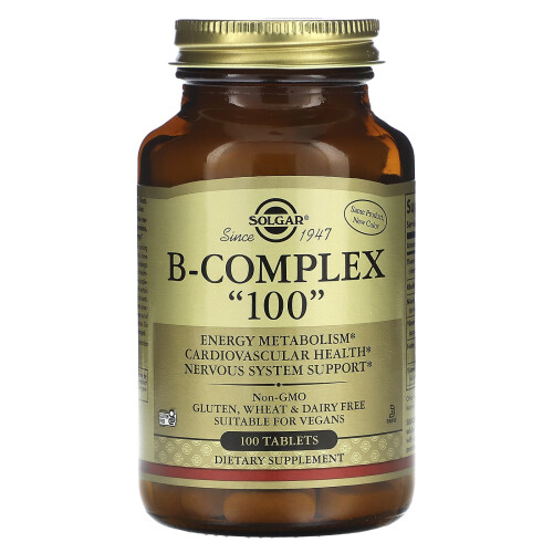 Solgar Solgar, B-Complex "100", 100 Tablets