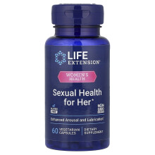 Life Extension, Kvinders Sundhed, Seksuel Sundhed for Her, 60 Vegetariske Kapsler