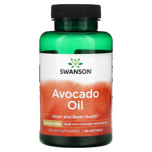 Swanson, Avocado-Öl, 1 g, 60 Weichgel