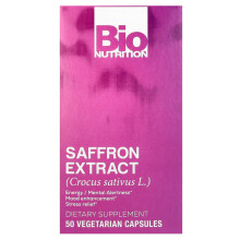 Bio Nutrition, Saffron Extract, 50 Vegetarian Capsules