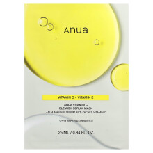 Anua, Vitamin-C-Blemish-Serum-Behandlungsmaske, 1 Blatt, 0,84 fl oz (25 ml)