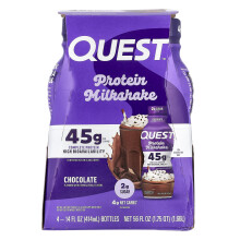 Quest Nutrition, Protein Milchshake, Schokolade, 4 Flaschen, 14 fl oz (414 ml) Jeder