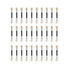 100Stk Profi Lidschattenpinsel Doppelköpfiges Make-Up Pinselset Bunt