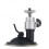 Mini videocamera con ventosa per cruscotto auto, parabrezza e supporto per treppiede (argento) 4