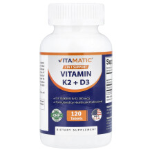 Vitamatic, Witamina K2 + D3, 120 tabletek