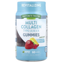 Nature's Truth, Gume de Colagen Multi, Fructe Mixate Naturale, 60 Bomboane