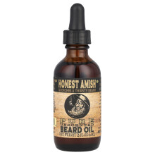Honest Amish, Czysty Olej do Brody, Bez Zapachu, 2 fl oz (60 ml)