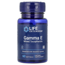 Life Extension, Γάμμα E Mixed Tocopherols, 60 Μυτερά