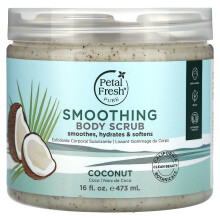 Petal Fresh, Pure, Smoothening Body Scrub, Kokos, 16 oz (473 ml)