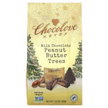 Chocolove, Melkchocolade Pindaboter Bomen, 7,05 oz (200 g)