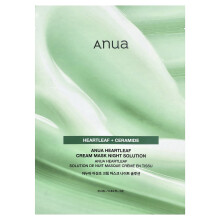 Anua, Herzelblatt Creme Schönheitsmaske Nachts Lösung, 0,84 fl oz (25 ml)