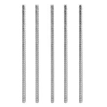 M6 x 150mm 304 Stainless Steel Fully Threaded Rod Bar Studs Hardware 5 Pcs