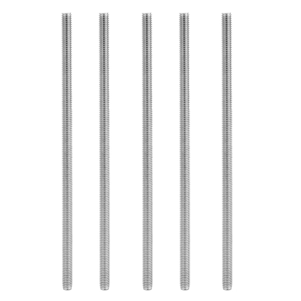 M6 X 150Mm 304 Stainless Steel Fully Threaded Rod Bar Studs Hardware 5 Pcs 6031002563693