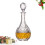 Glaskaraff med lock, 1,5L kristall whiskykaraff 2