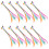 240Pièces Extensions Ponytail Colorées Tressées Accessoires Filles 2