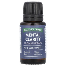 Nature's Truth, Pur Essentiële Olie, Focussen van Mentale Clariteit, 0,51 fl oz (15 ml)