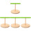 4Pièces Support Perroquet Table Bois Base Stable Forte 4