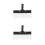 2Pièces Outil Murale Acier Inoxydable Texture Noir 6