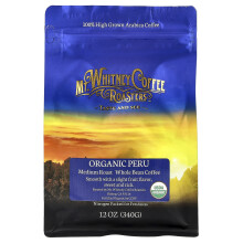 Mt. Whitney Coffee Roasters, Biologische Peru, Gezouten Koffiebonen, Medium Roast, 12 oz (340 g)
