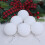 Conjunto de 6 bolas de Natal brancas aveludadas, 8 cm (3,15 polegadas) 7