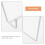 Iron Wire Plate Display Stand Easel White 2pcs 5