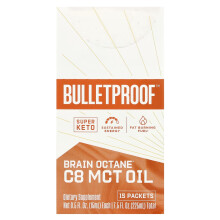 BulletProof, Brain OctaneÆ C8 MCT Olie, 15 Pakjes, 0,5 fl oz (15 ml) per Pakje