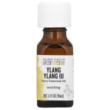 Aura Cacia, Czysty Olej Eterowy, Ylang Ylang III, 0.5 fl oz (15 ml)