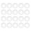 100Pcs White Plastic Wardrobe Dividers for Home Clothes Size Sorting 1