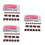 3Ensembles Kit Patch Colle Levier Durable Portable 6