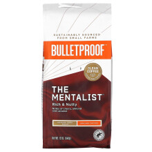 BulletProof, Kávé, A Mentális, Por, Középsúlyú Sötétbarna, 12 oz (340 g)