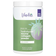 Life-flo, Grass Fed hydrolysiertes Bovinen-Kollagen-Pulver, ungeschmackt, 12,7 oz (360 g)