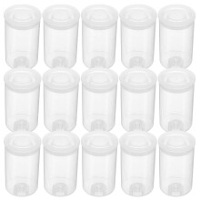 60Stk Langlebige Transparente Plastikbox Für Angelköder Und
