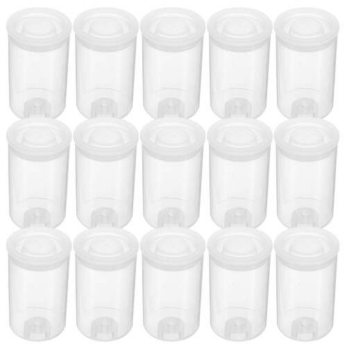 60Stk Langlebige Transparente Plastikbox Für Angelköder Und