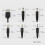 Tizuqe USB σε DC5.5x2.1Audio Aux Plug Μετατροπέας προσαρμογέα βύσματος καλωδίου για Mini Speake 4