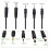 Tizuqe USB σε DC5.5x2.1Audio Aux Plug Μετατροπέας προσαρμογέα βύσματος καλωδίου για Mini Speake 2