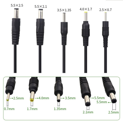 Tizuqe USB σε DC5.5x2.1Audio Aux Plug Μετατροπέας προσαρμογέα βύσματος καλωδίου για Mini Speake 1