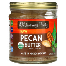 Wilderness Poets, Manteiga de Pecã Orgânica Cruda com Nozes de Cerejeira, 8 oz (227 g)