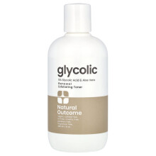 Natural Outcome, Glykolis, Uusiutuminen Poistava Toneri, Ei Tuoksu, 8 oz (235 ml)