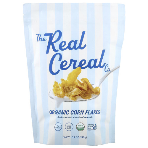 The Real Cereal Co, Οργανικό Κορνό Φλακς, 8.4 oz (240 g)