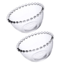 4Stk Schalen Transparent Design Für Salat Und Dessert